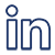 LinkedIn logo in blue