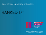 Queen Mary University of London placed at number 17 in Europe