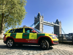 A Physician Response Unit car. Credit: London's Air Ambulance Charity.
