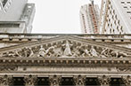 The reliefs in the pediment on the front of the Stock Exhange building in Wall Street