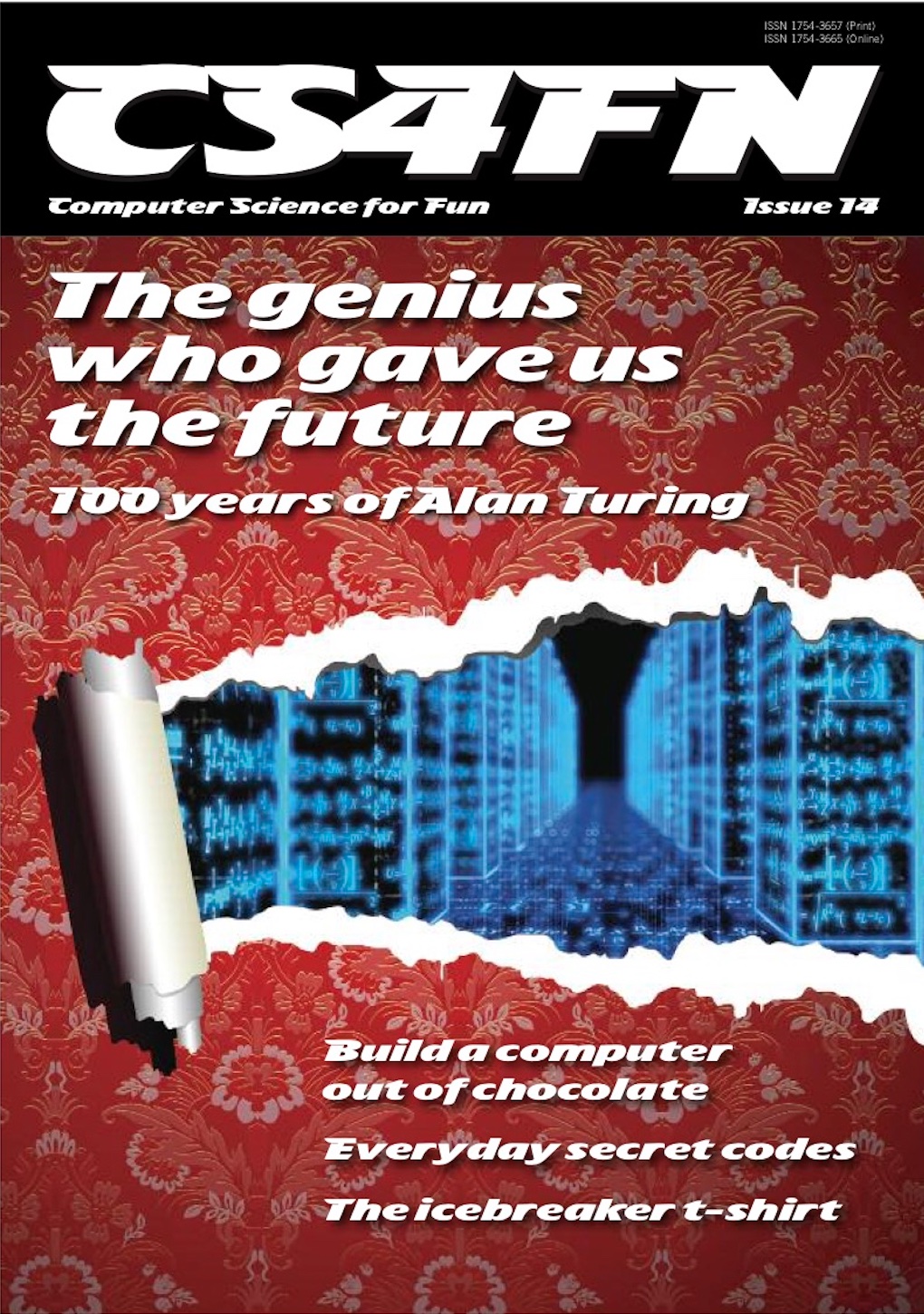 CS4FN Alan Turing magazine cover