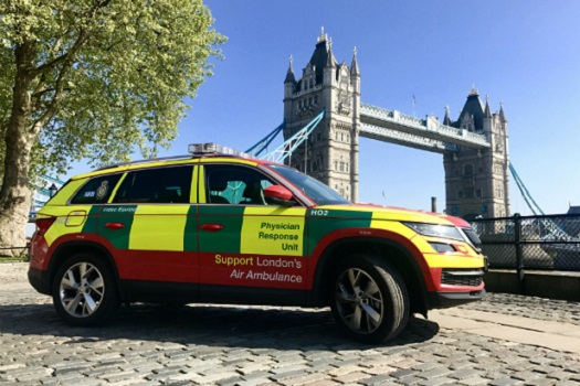 A Physician Response Unit car. Credit: London's Air Ambulance Charity