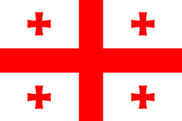 Flag for Georgia