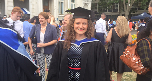 "Being at QMUL at has been an incredible honour and an amazing experience"