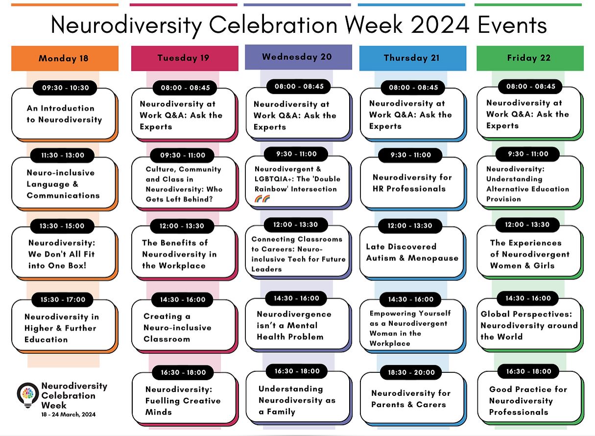 NCW 2024 Event schedule