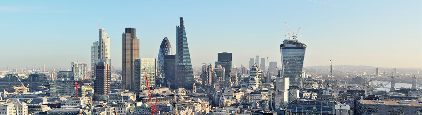 The City of London skyline